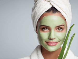 Maske mit Aloe Vera